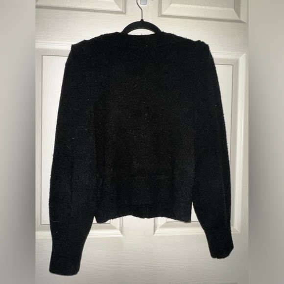 & other stories women’s black button front cardigan S fall winter - Picture 6 of 6